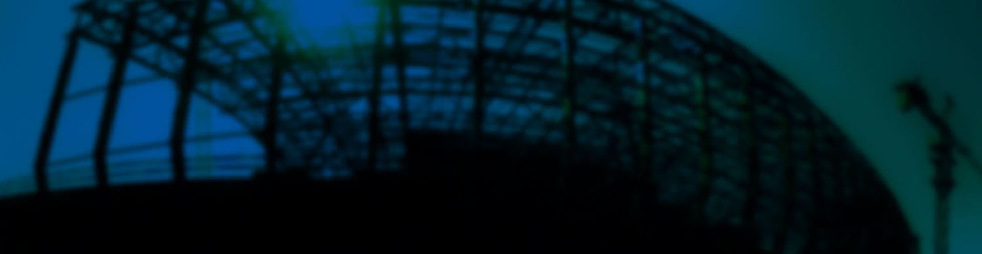 A stadium in the construction phase